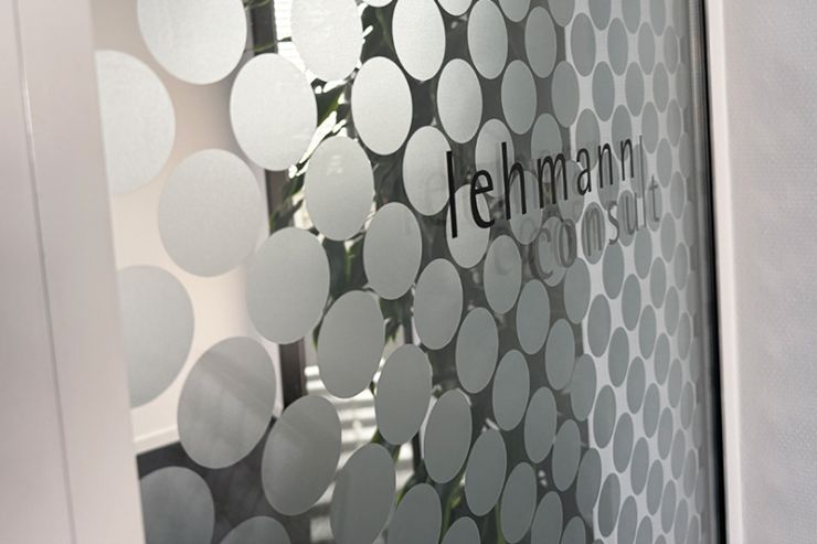 Lehmann Consult Glasdekor Detail